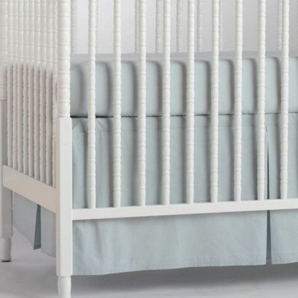🐑Coyuchi Pointille Crib Skirt